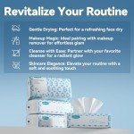 Soft Face Towels - 100% Cotton, 600 Count