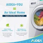AIDEA 50-Pack Microfiber Cleaning Cloths