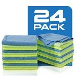 Zwipes 924 Microfiber Cleaning Cloths, 24 Pack
