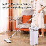 Mop and Bucket Set with Wringer and Pads