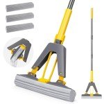 MasterTop PVA Sponge Mop with 3 Replacement Heads