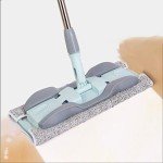 15" Microfiber Mop with 4 Washable Pads