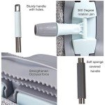 15" Microfiber Mop with 4 Washable Pads