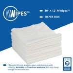 Microfiber Cleaning Rags - 50 Count Box