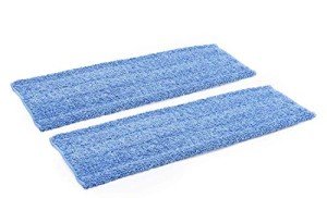 20" Premium Microfiber Wet Mop Pads (2 Pack)