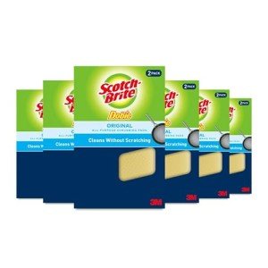 Scotch-Brite Non-Scratch Dobie Cleaning Pads - 12 Pack