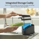 Casabella Kitchen Soap Pump and Sponge Caddy