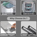 Mop and Bucket Set with Microfiber Pads