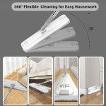 Mop and Bucket Set with Microfiber Pads