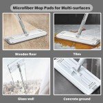 Mop and Bucket Set with Microfiber Pads