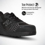 Men's Composite Toe Industrial Work Shoes, Black