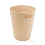 Modern Wooden Trash Can, 2 Gallon Size