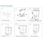 Wall-Mounted 1000ML Manual Soap Dispenser