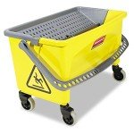 Rubbermaid Microfiber Mop Bucket with Press Wringer