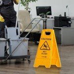 Foldable Double-Sided Wet Floor Sign - 11.8"x24.4
