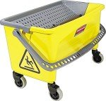 Rubbermaid Microfiber Mop Bucket with Press Wringer