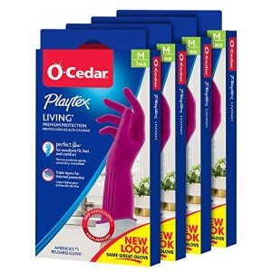 Playtex Reusable Rubber Cleaning Gloves - Medium Size
