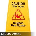 16 Pack Bilingual Wet Floor Caution Signs