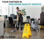 High Visibility Bilingual Wet Floor Sign - 24 Inch