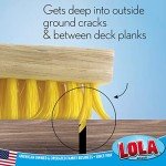 Lola Products 48" Deck Scrub Brush with Durable Bristles