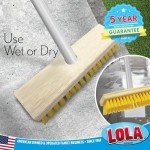 Lola Products 48" Deck Scrub Brush with Durable Bristles