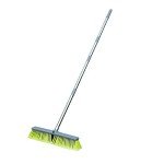 18" Adjustable Push Broom for Multi-Surface Cleaning