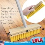 Lola Products 48" Deck Scrub Brush with Durable Bristles