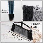 Heavy Duty Outdoor Broom with Long Handle