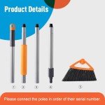 CLEANHOME 3-Pack Heavy Duty Outdoor Sweepers