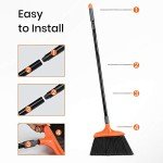 TreeLen Heavy-Duty Long Handle Angle Broom