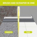 EHOMGUI Long Handle Squeegee Broom for Floors