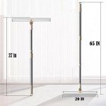 20" Silicone Floor Squeegee with Long Handle