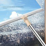 20" Silicone Floor Squeegee with Long Handle