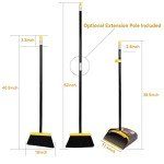 Long Handle Broom and Dustpan Set