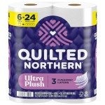QUILTED NORTHERN Ultra Plush Toilet Paper, 6 Rolls