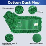 24" Industrial Cotton Dust Mop Refill 3-Pack