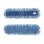 Looped-End Dust Mop Kit with Metal/Wood Handle