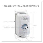 GOJO TFX Foam Soap Dispenser, 1200ml, Gray