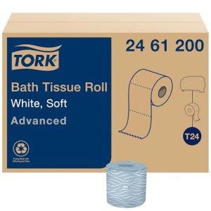 Tork Advanced 2-Ply Toilet Paper Roll - White