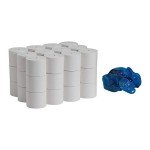 Coreless 2-Ply Recycled Toilet Paper - 36 Rolls