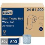 Tork Advanced 2-Ply Toilet Paper Roll - White
