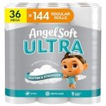 Angel Soft Ultra Soft & Strong Toilet Paper - 36 Rolls