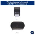 Tork Advanced 2-Ply Toilet Paper Roll - White