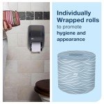 Tork Advanced 2-Ply Toilet Paper Roll - White