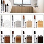Wood Furniture Repair Kit with 12 Color Fillers