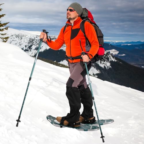 Carryown 3-in-1 Lightweight Snowshoe Set for All Ages