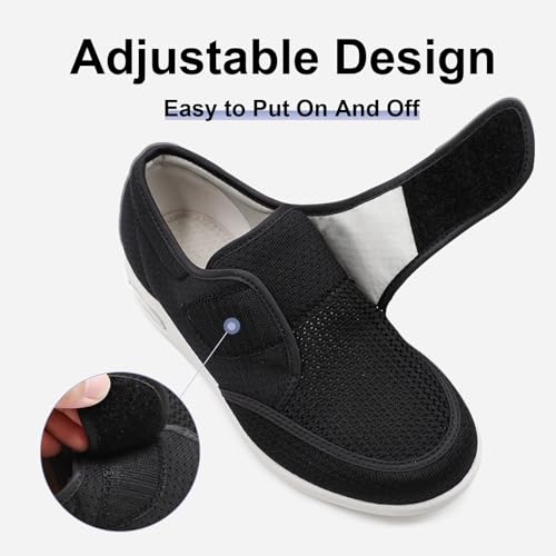 Men's Adjustable Width Outdoor Walking Sneakers