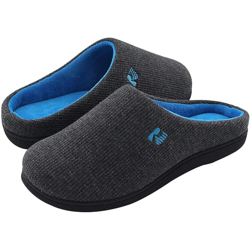 RockDove Men's Two-Tone Memory Foam Slippers