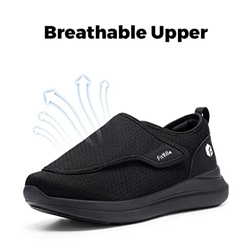 FitVille Men's Extra Wide Diabetic Walking Shoes