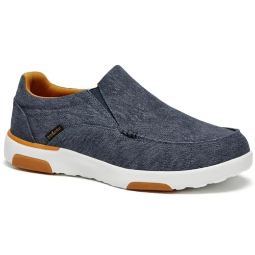 Men's Orthopedic Slip-On Denim Sneakers for Flat Feet